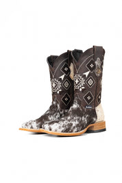 Men's Cowhide Square Toe Cowboy Boot Size 6 Box NM32