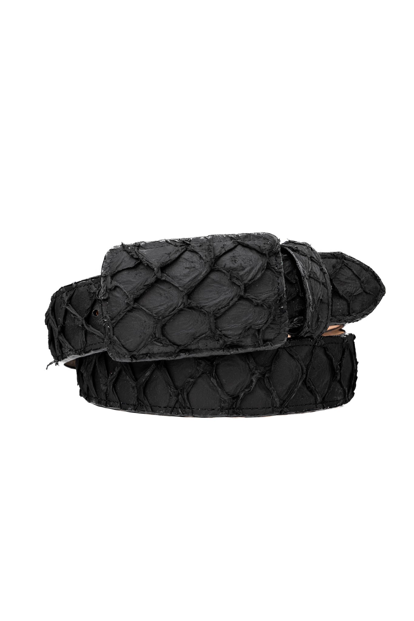 Tommy Exotic Pirarucu Cowboy Belt