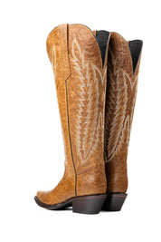 Gia Tall Wide Calf Snip Toe Cowgirl Boot