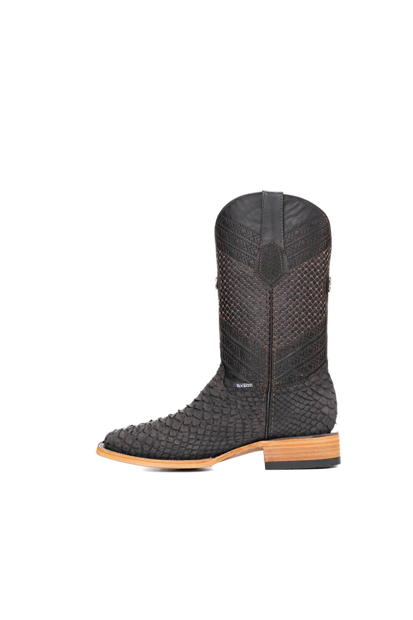 Andersen Python Exotic Square Toe Cowboy Boot