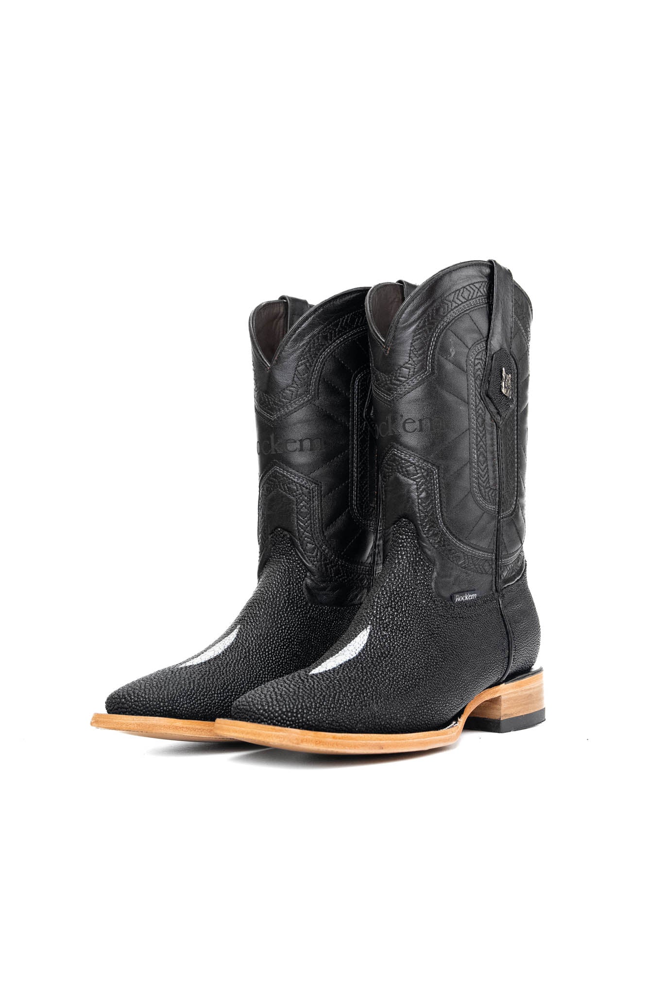 Barnet Stingray Exotic Square Toe Cowboy Boot