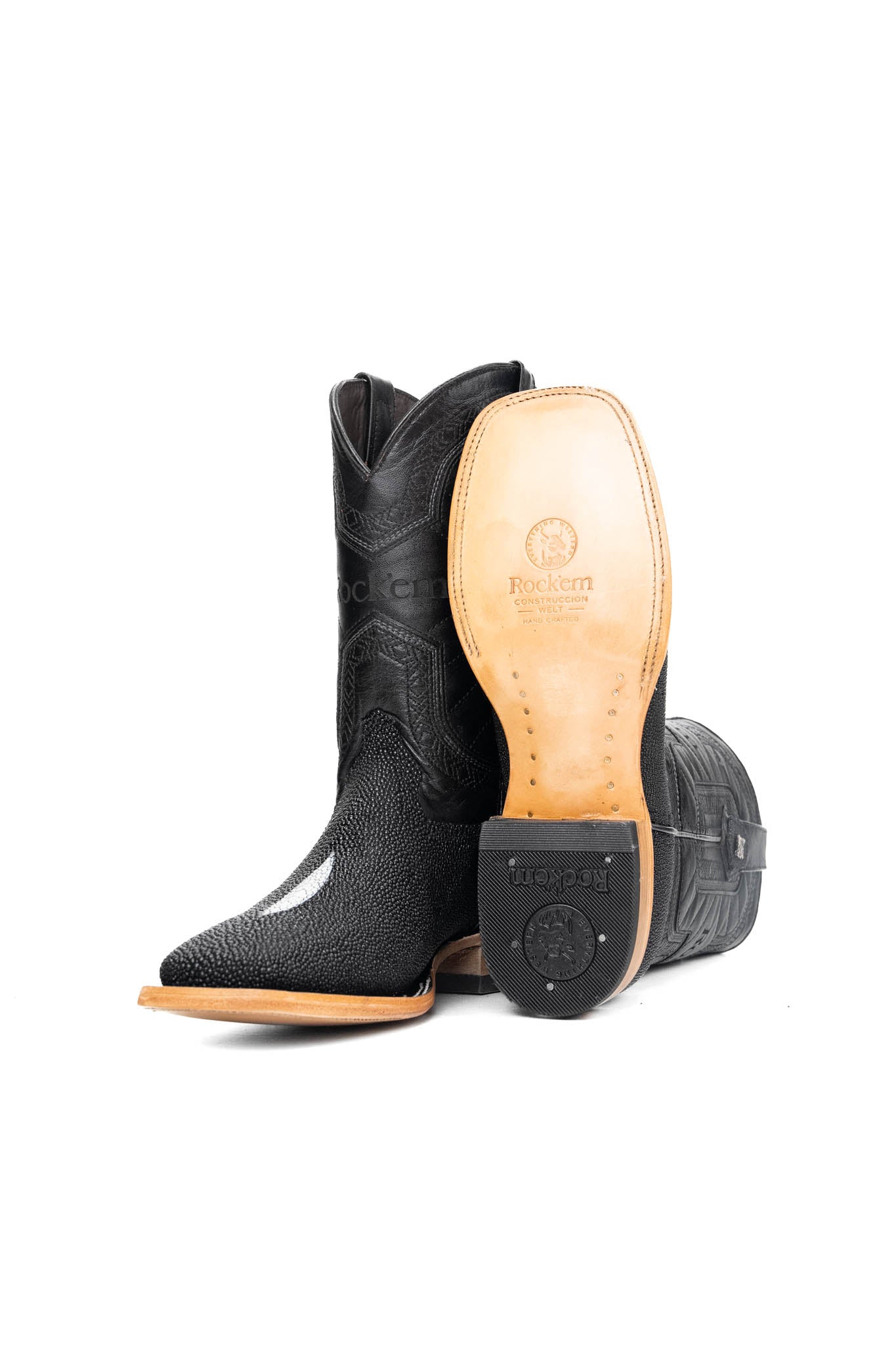 Barnet Stingray Exotic Square Toe Cowboy Boot