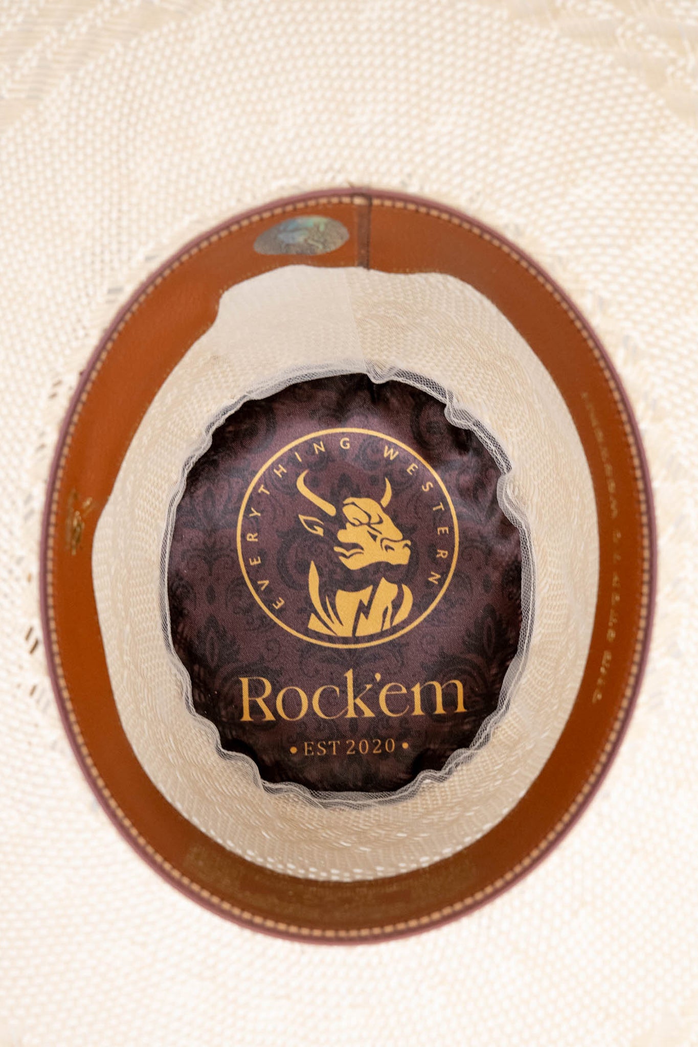 Rock'em 100X Saddle Ridge Open Crown Straw Hat