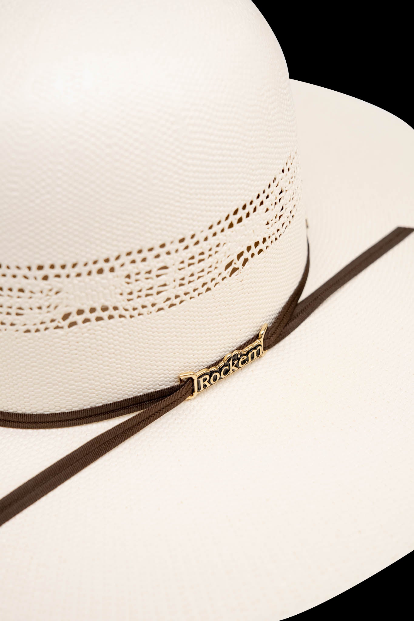Rock'em 10X James Open Crown Straw Hat