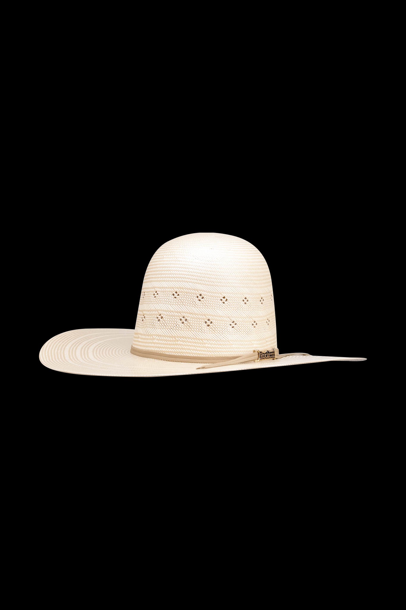Rock'em 100X Outlaw Open Crown Straw Hat