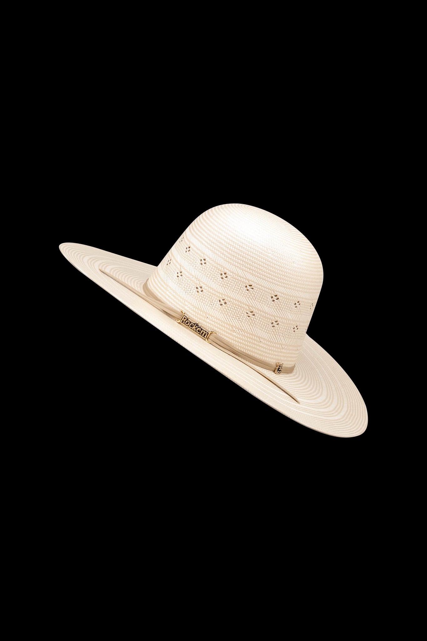 Rock'em 100X Outlaw Open Crown Straw Hat