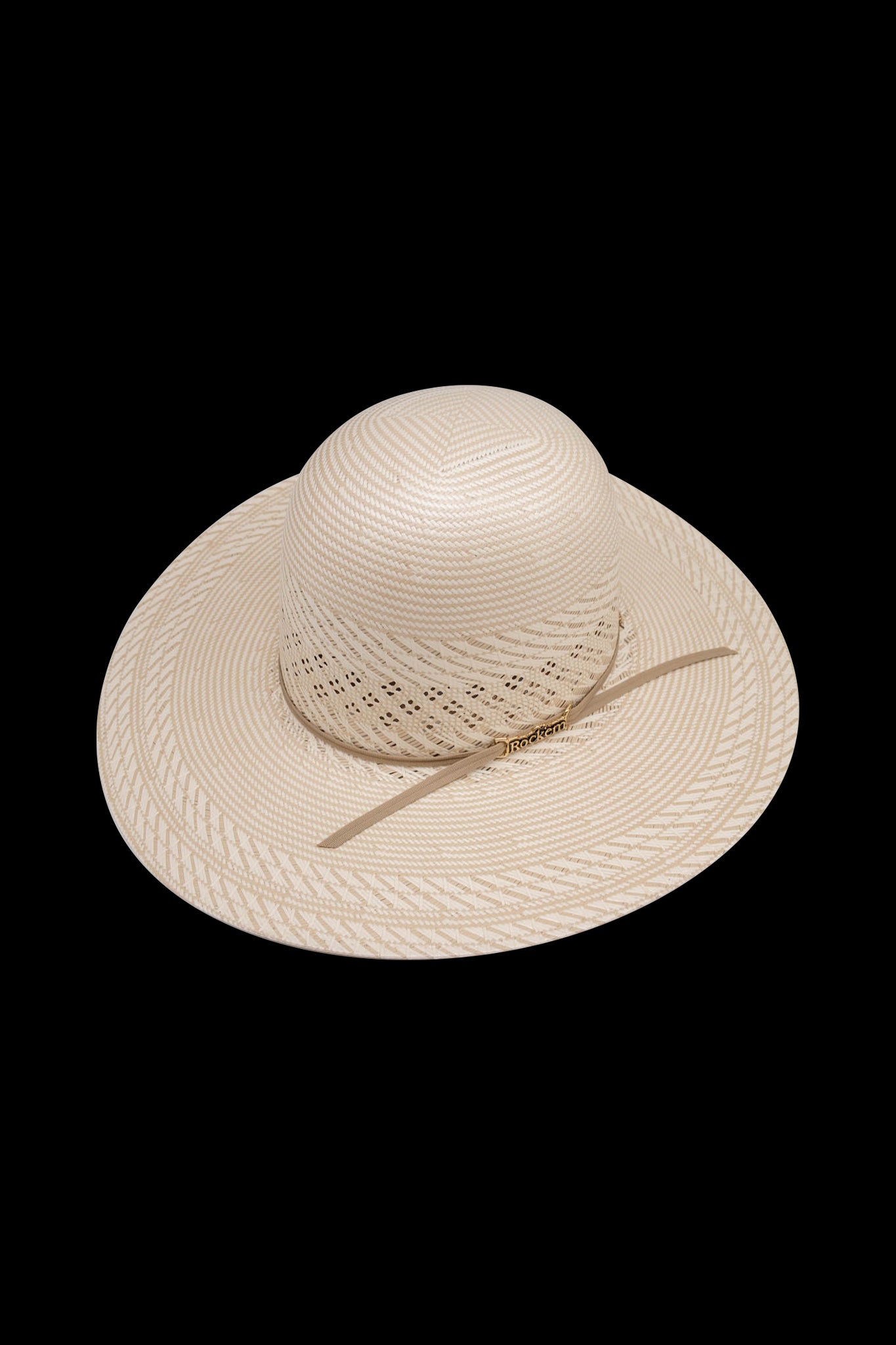 Rock'em 100X Buckaroo Breeze Open Crown Straw Hat