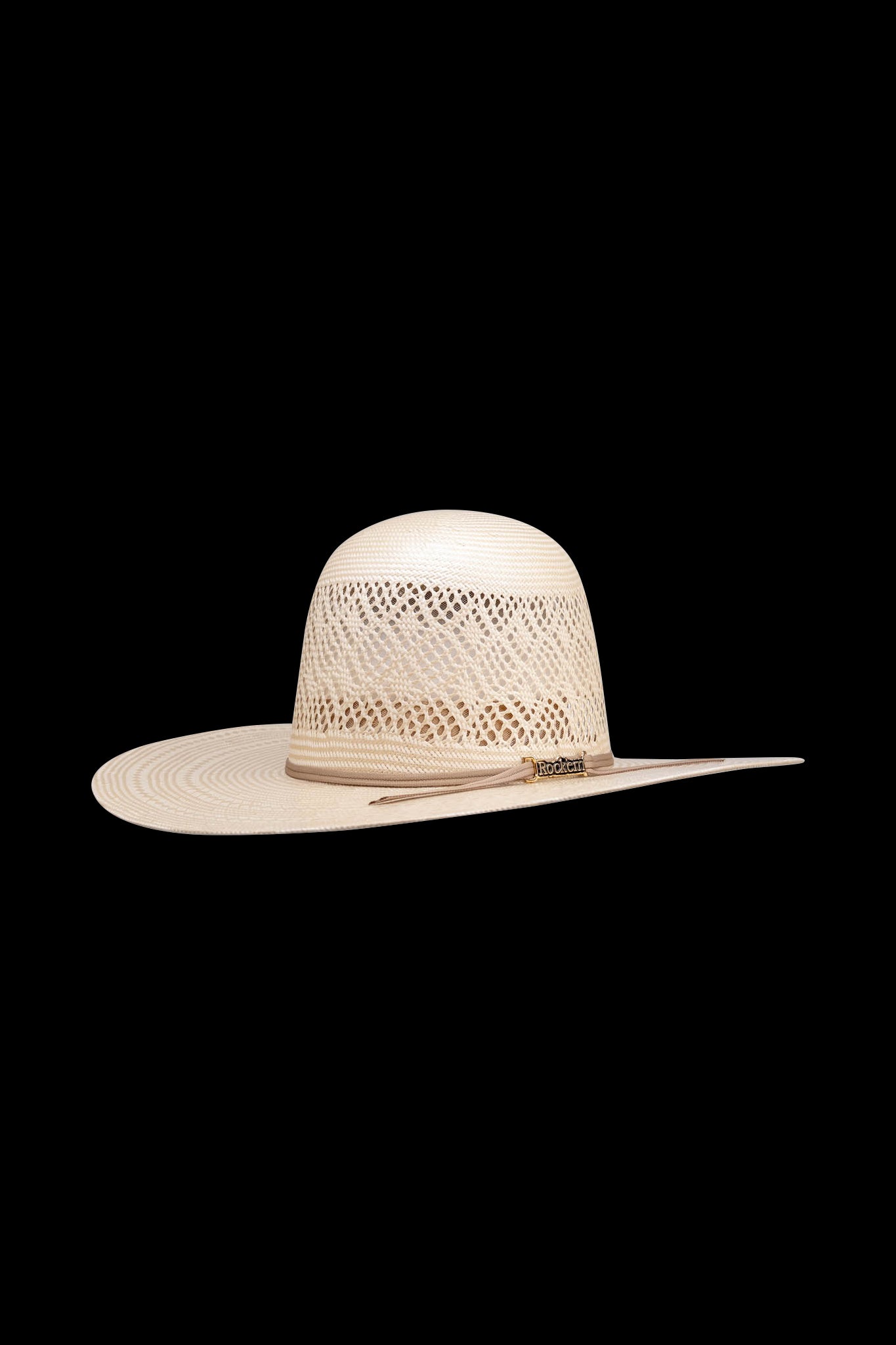 Rock'em 100X Maverick Open Crown Straw Hat