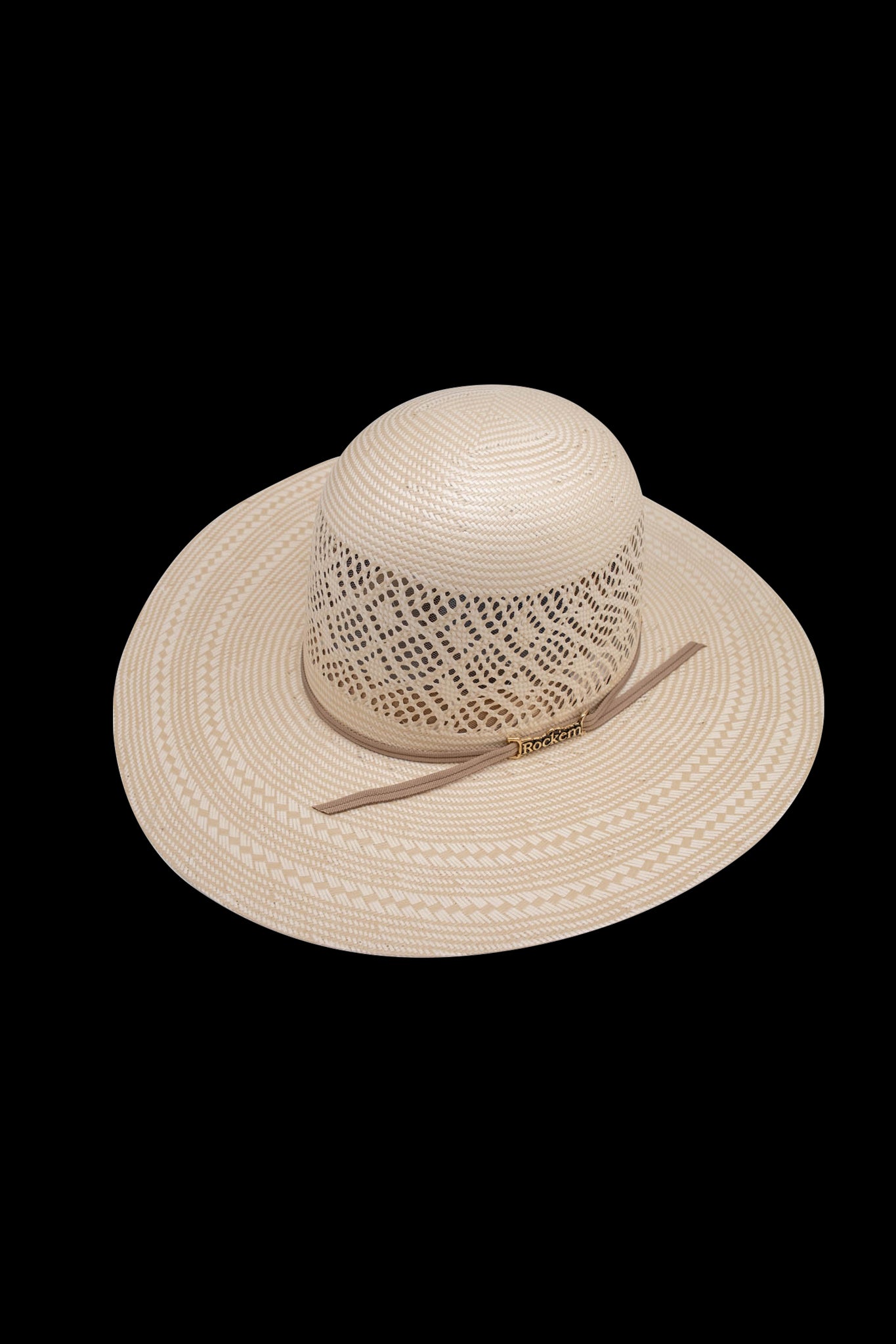 Rock'em 100X Maverick Open Crown Straw Hat