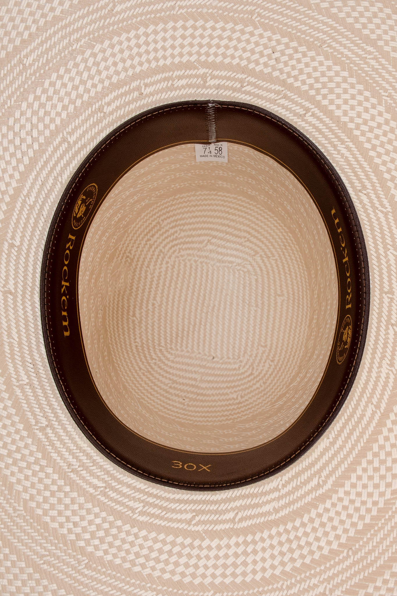 Rock'em 30X Texas Open Crown Straw Hat