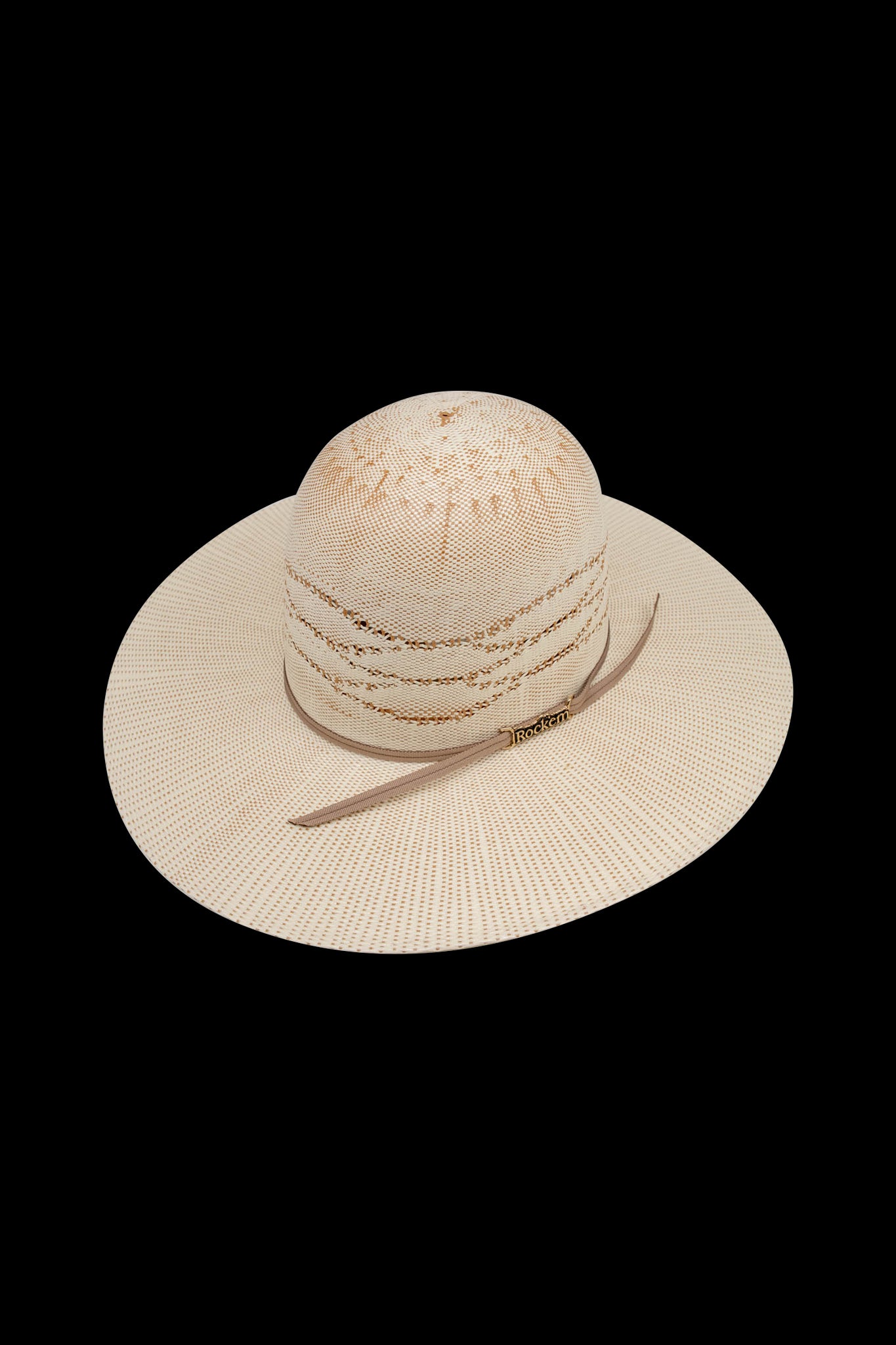 Rock'em 10X Carson Open Crown Straw Hat