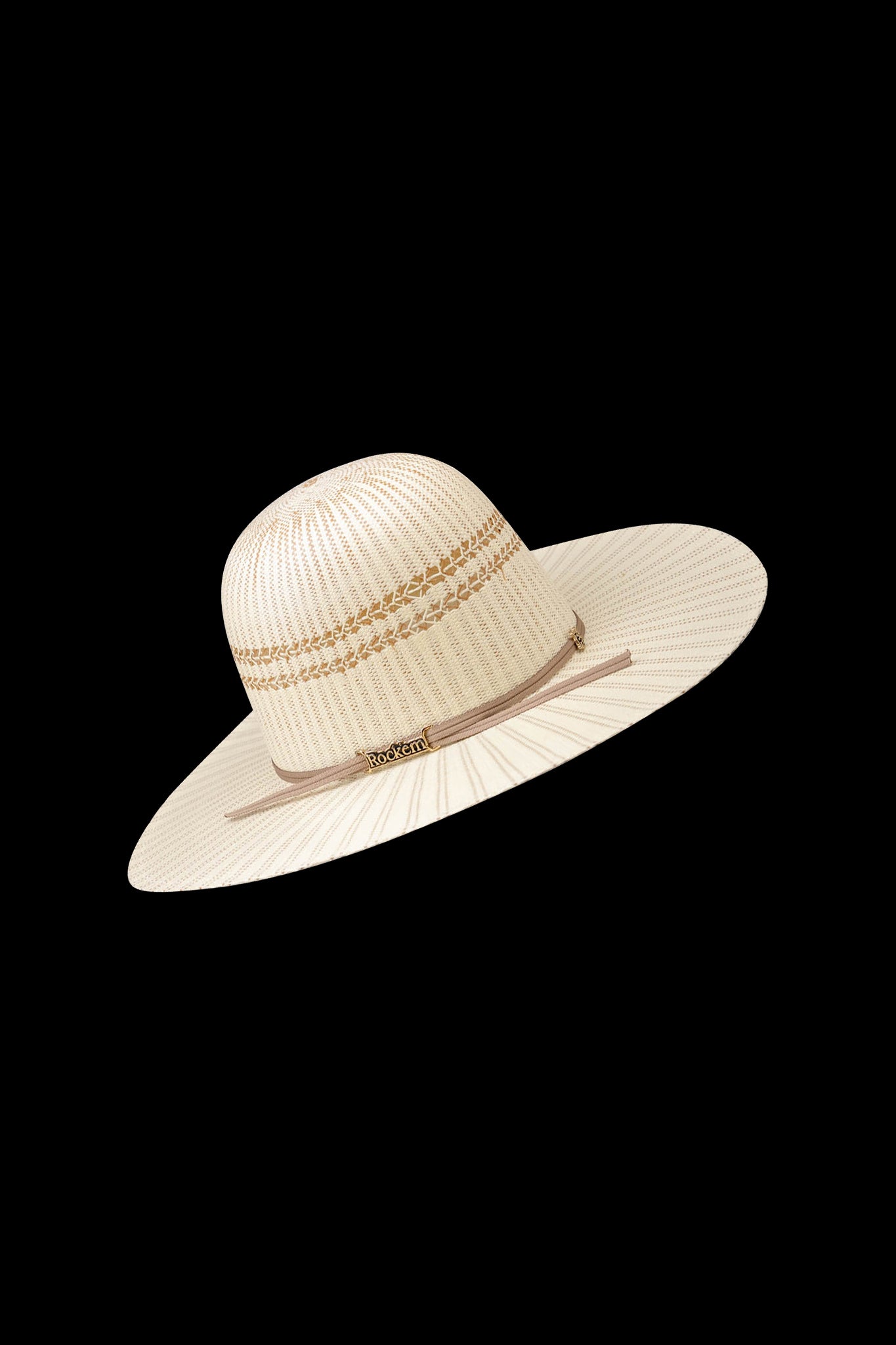 Rock'em 10X Carter Open Crown Straw Hat