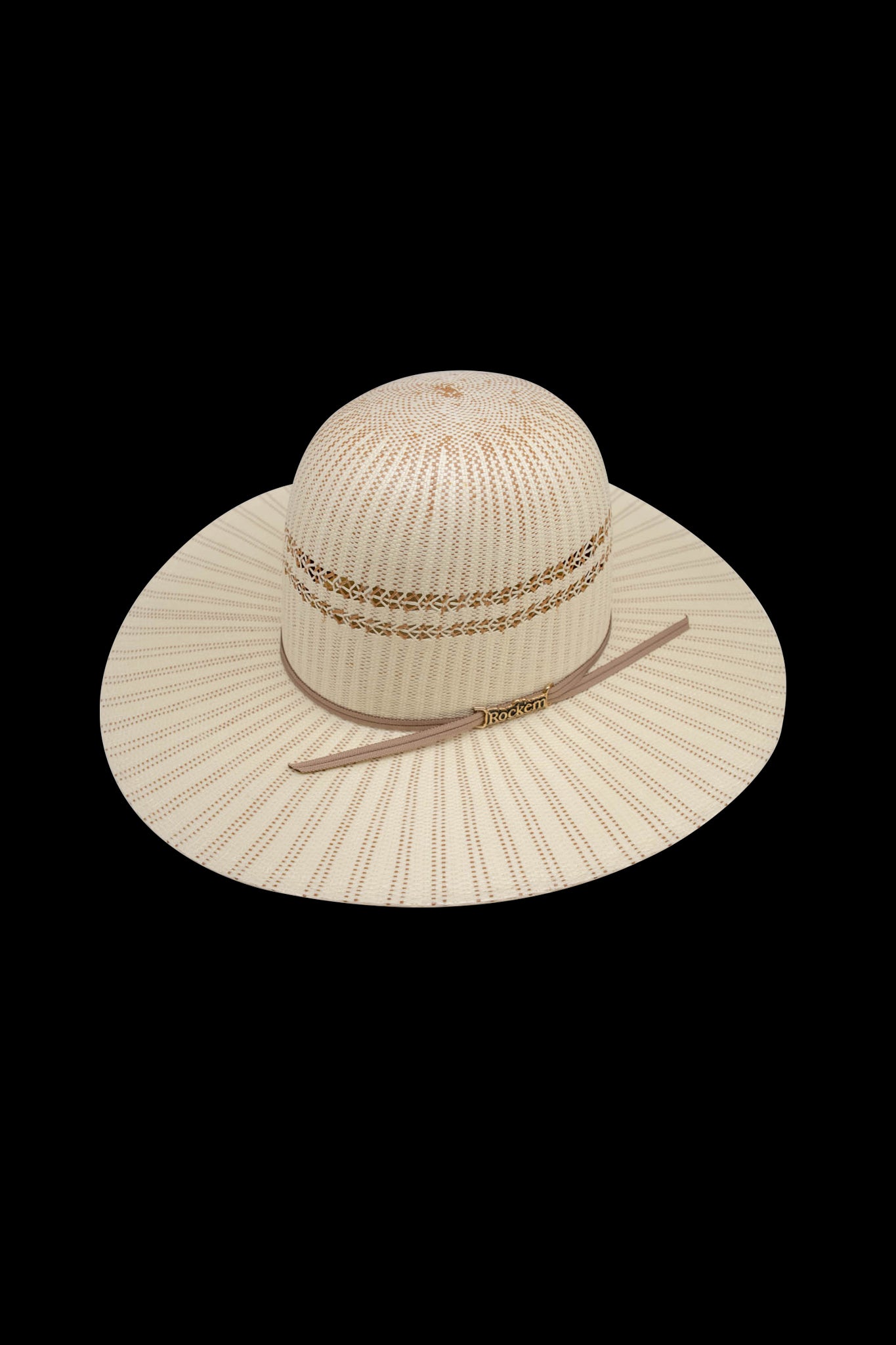 Rock'em 10X Carter Open Crown Straw Hat