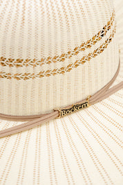 Rock'em 10X Carter Open Crown Straw Hat