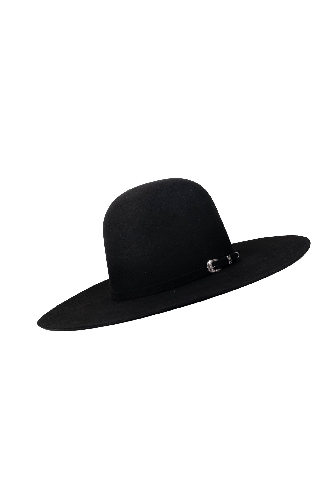 Rock'em 10X Black Beaver Open Crown Felt Cowboy Hat – Rock'Em