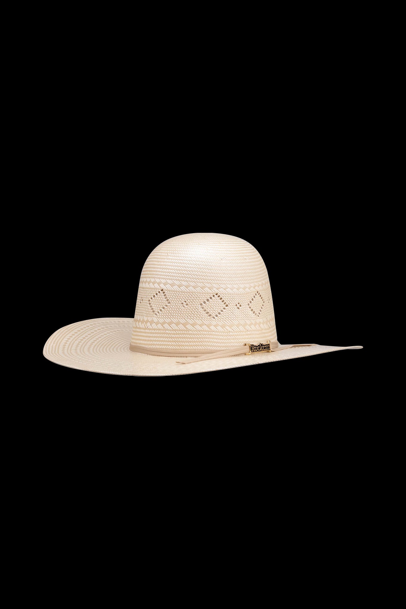 Rock'em 100X Trailblazer Open Crown Straw Hat