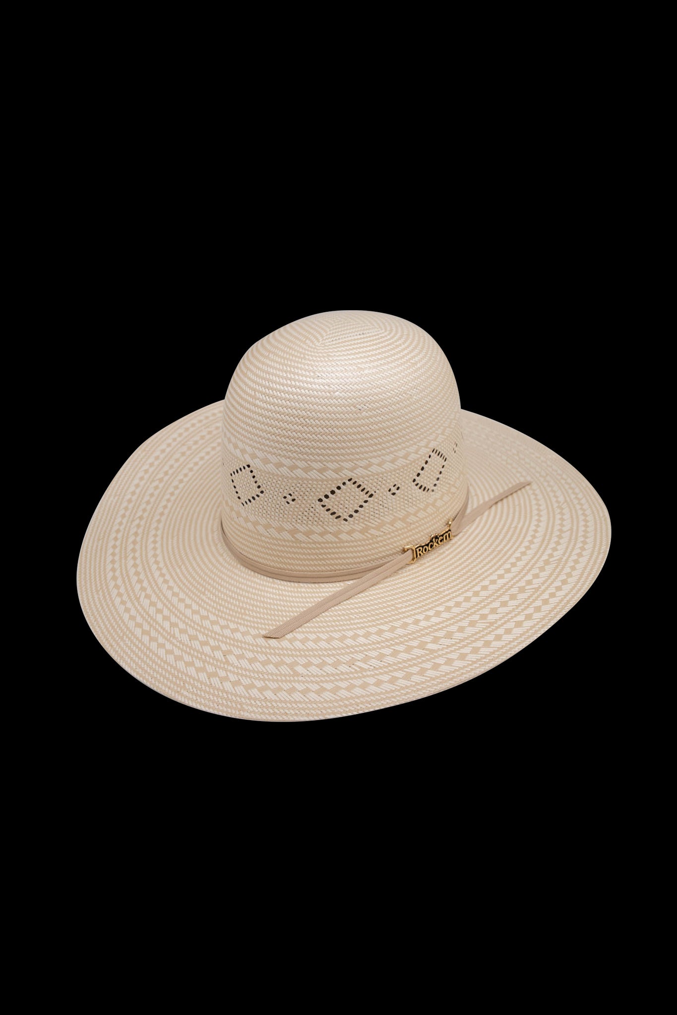 Rock'em 100X Trailblazer Open Crown Straw Hat