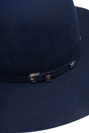 Rock'em 4X Navy Blue Open Crown Felt Cowboy Hat