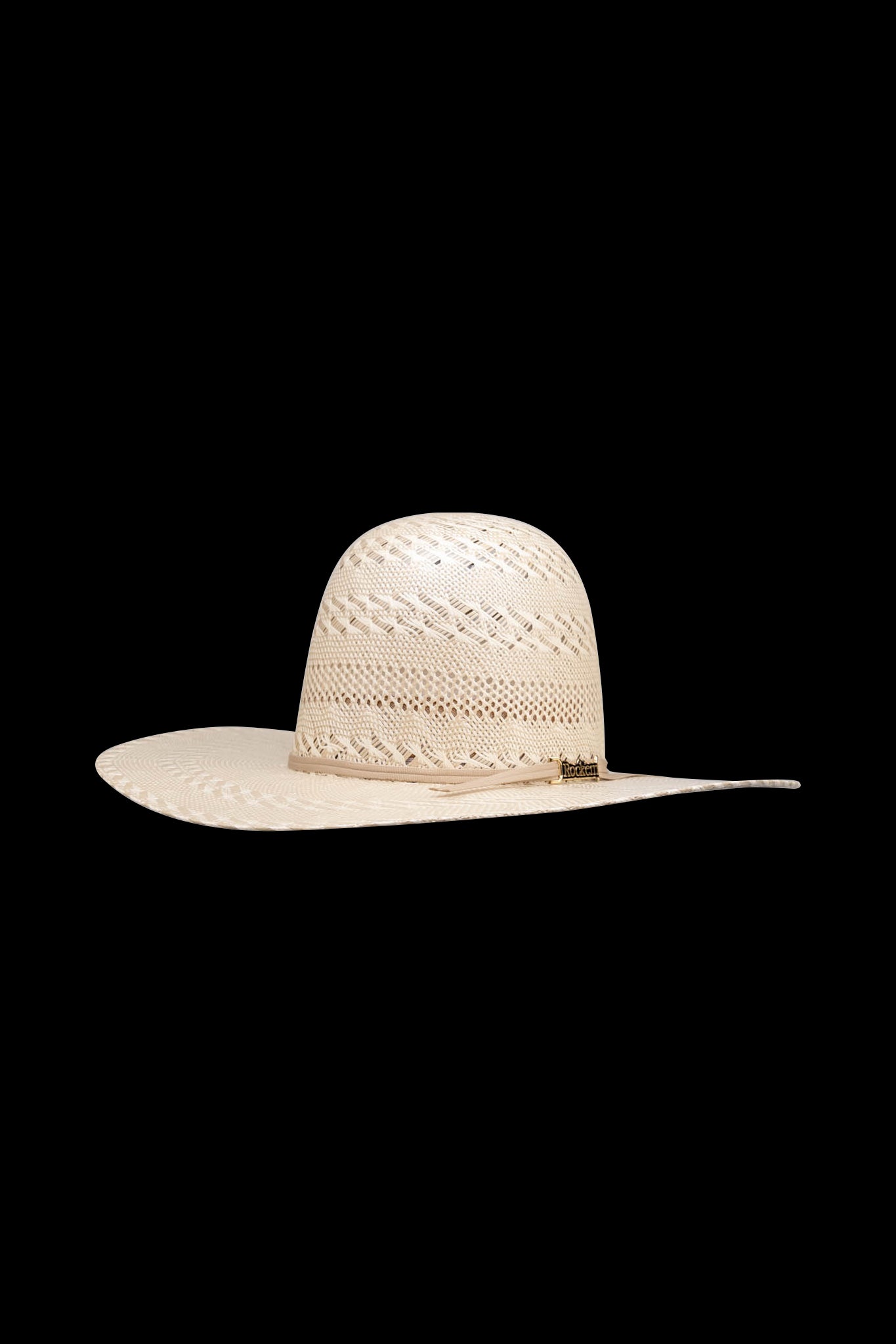 Rock'em 100X Saddle Ridge Open Crown Straw Hat