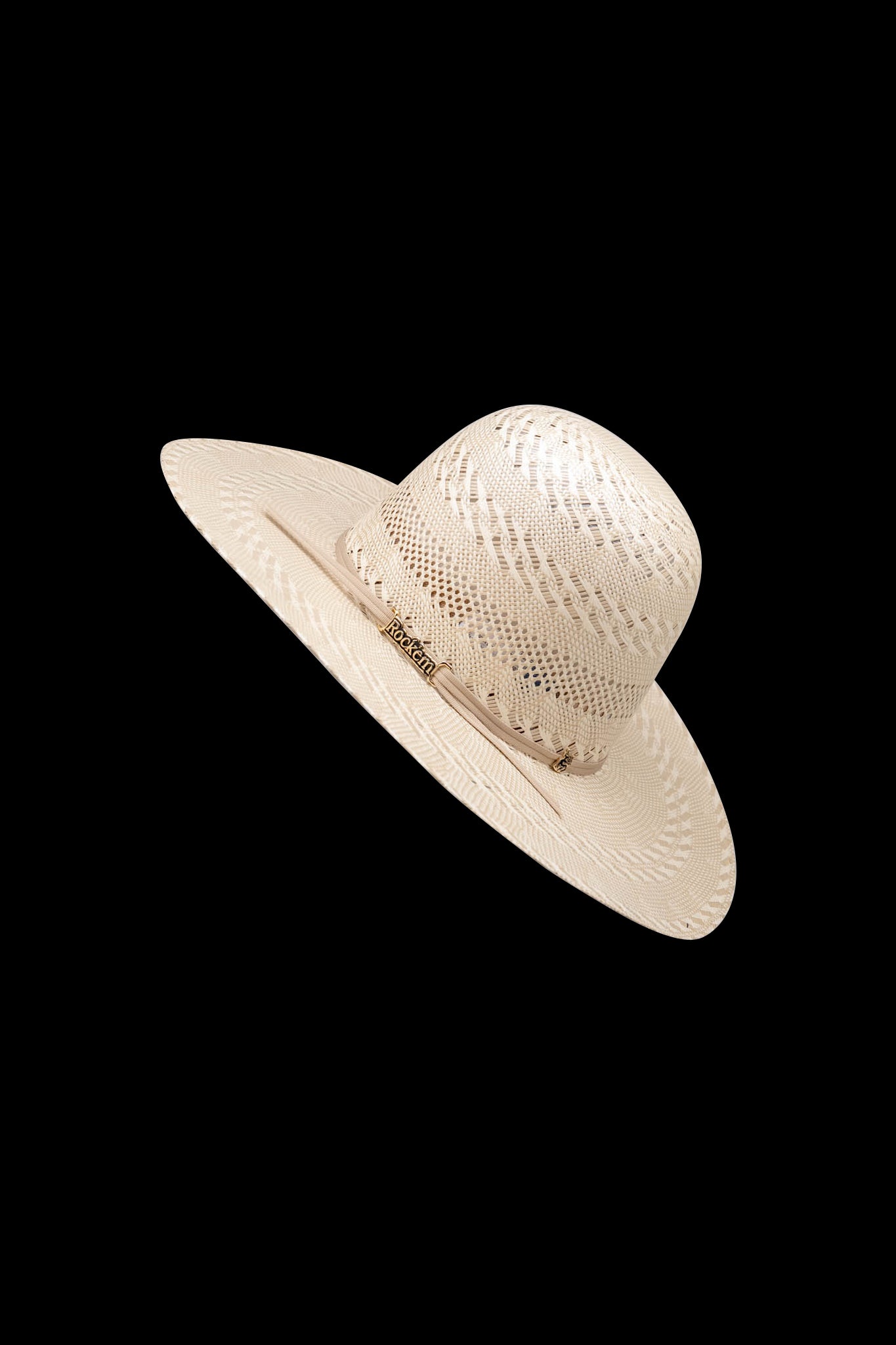 Rock'em 100X Saddle Ridge Open Crown Straw Hat