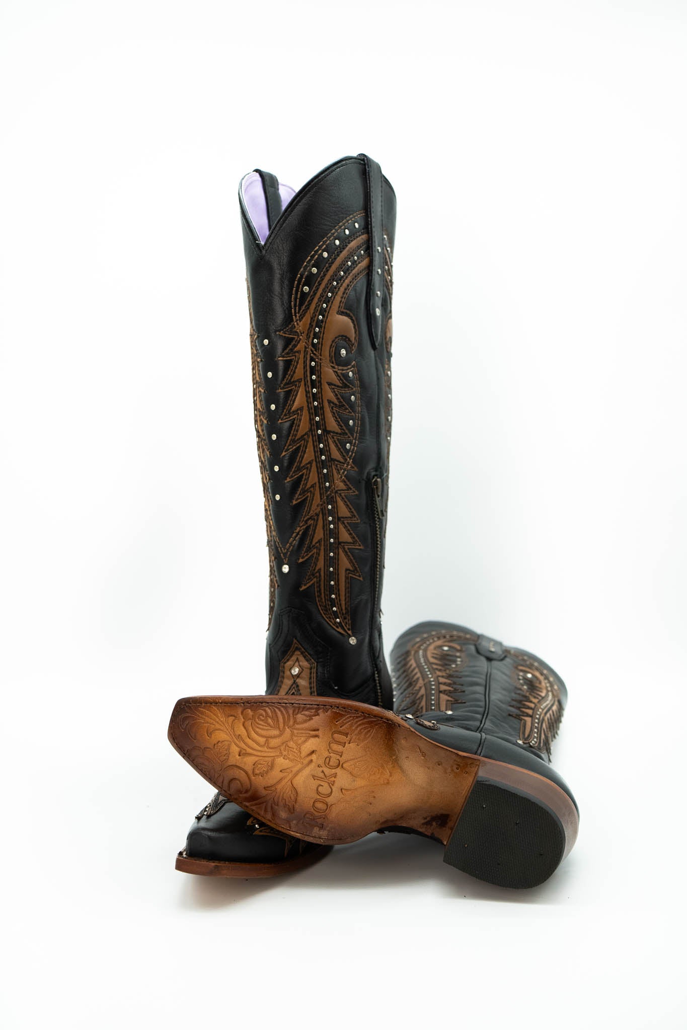 Amanda Tall Snip Toe Cowgirl Boot