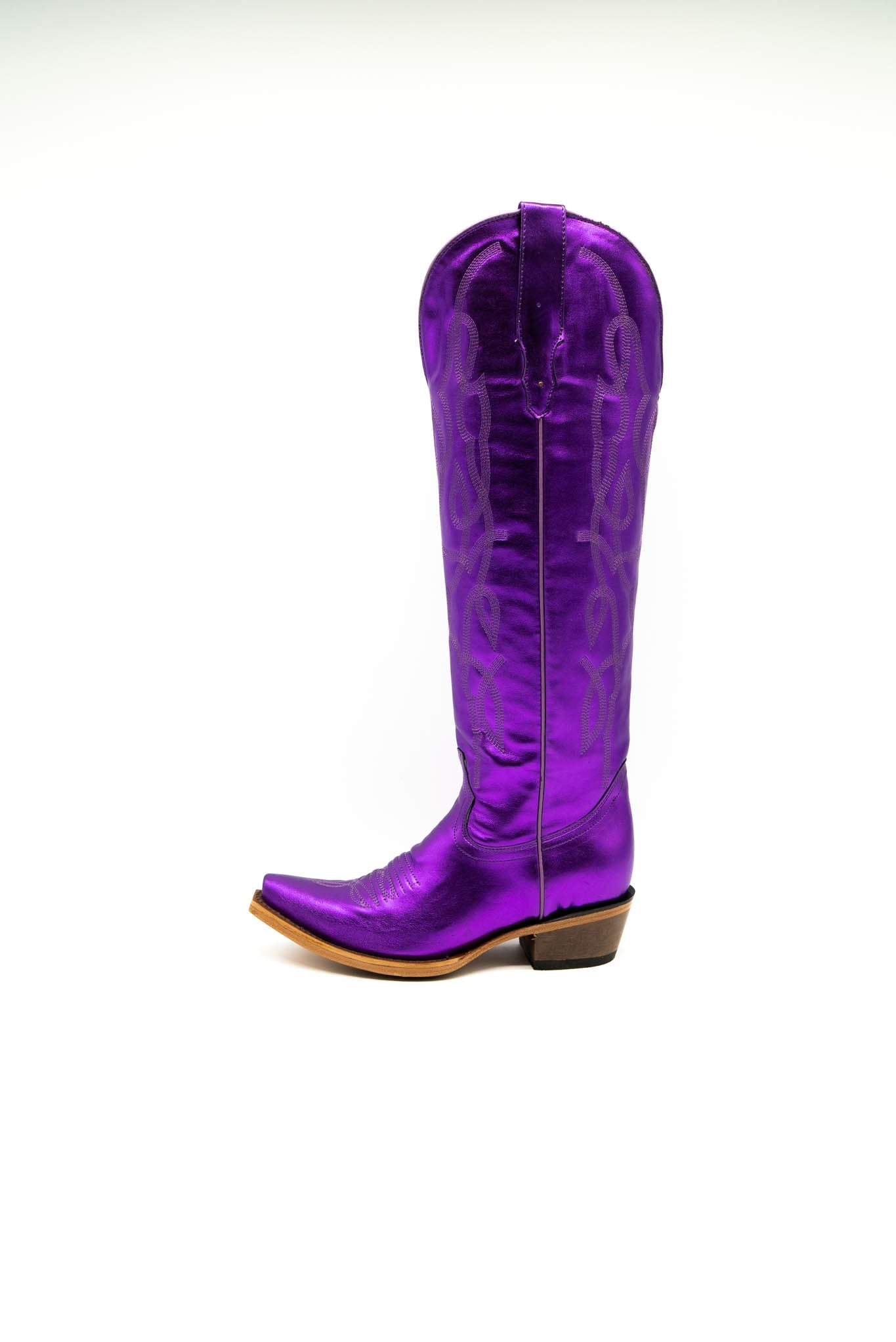 Ladies purple 2024 cowboy boots