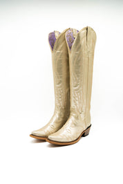 Cosmic Tall Metallic Point Toe Cowgirl Boot