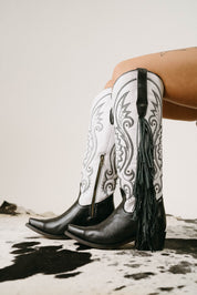 Bonie Fringe Tall Snip Toe Cowgirl Boot FINAL SALE