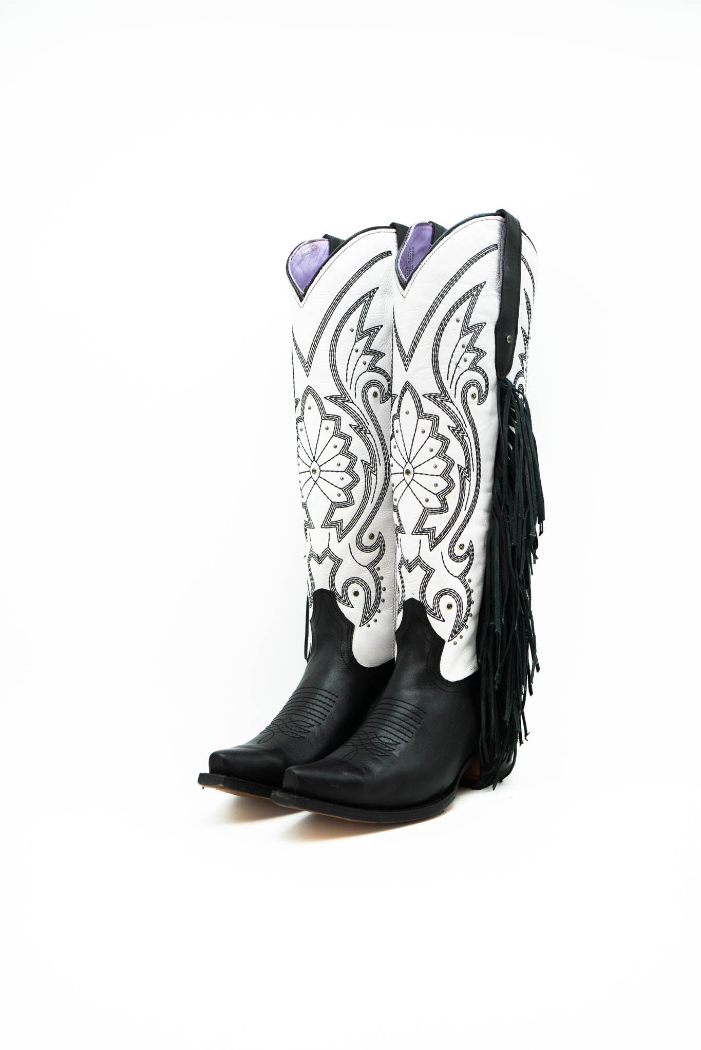 Bonie Fringe Tall Snip Toe Cowgirl Boot