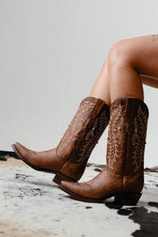 Paulina Snip Toe Cowgirl Boot