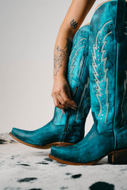 Carolina Tall Snip Toe Cowgirl Boot