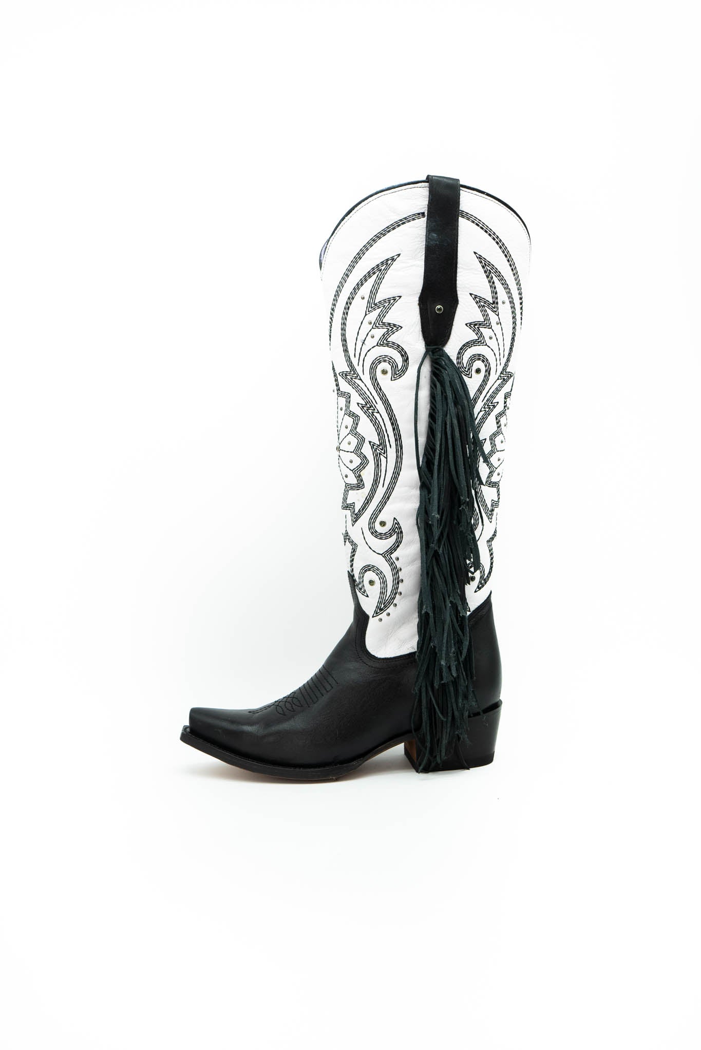 Bonie Fringe Tall Snip Toe Cowgirl Boot