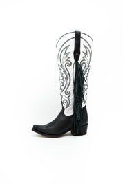 Bonie Fringe Tall Snip Toe Cowgirl Boot