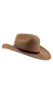 Little Damian Malboro Rainbow Toquilla Suede Cowgirl Hat