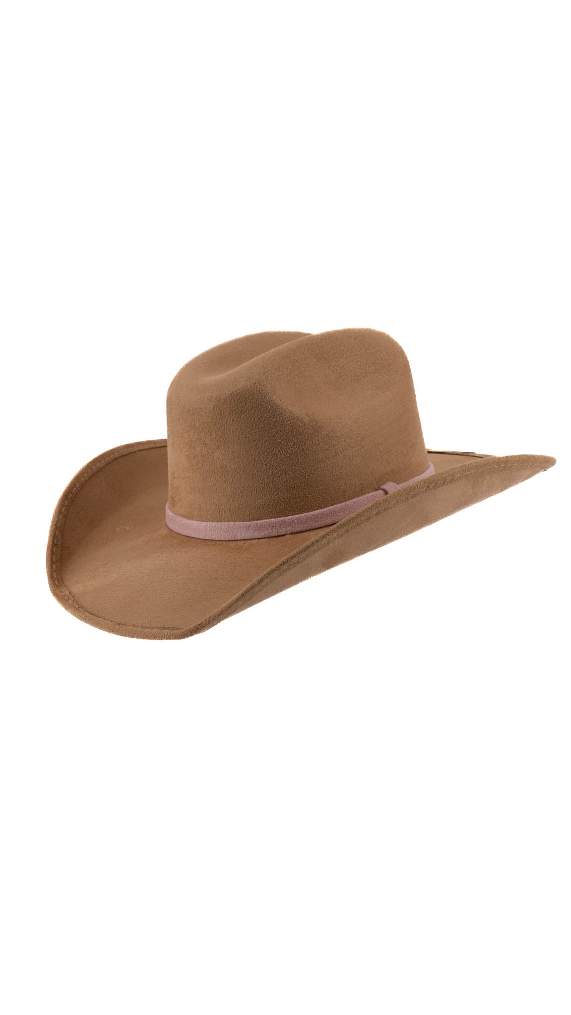 Little Damian Malboro Rainbow Toquilla Suede Cowgirl Hat