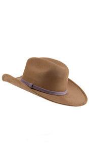 Little Damian Malboro Rainbow Toquilla Suede Cowgirl Hat