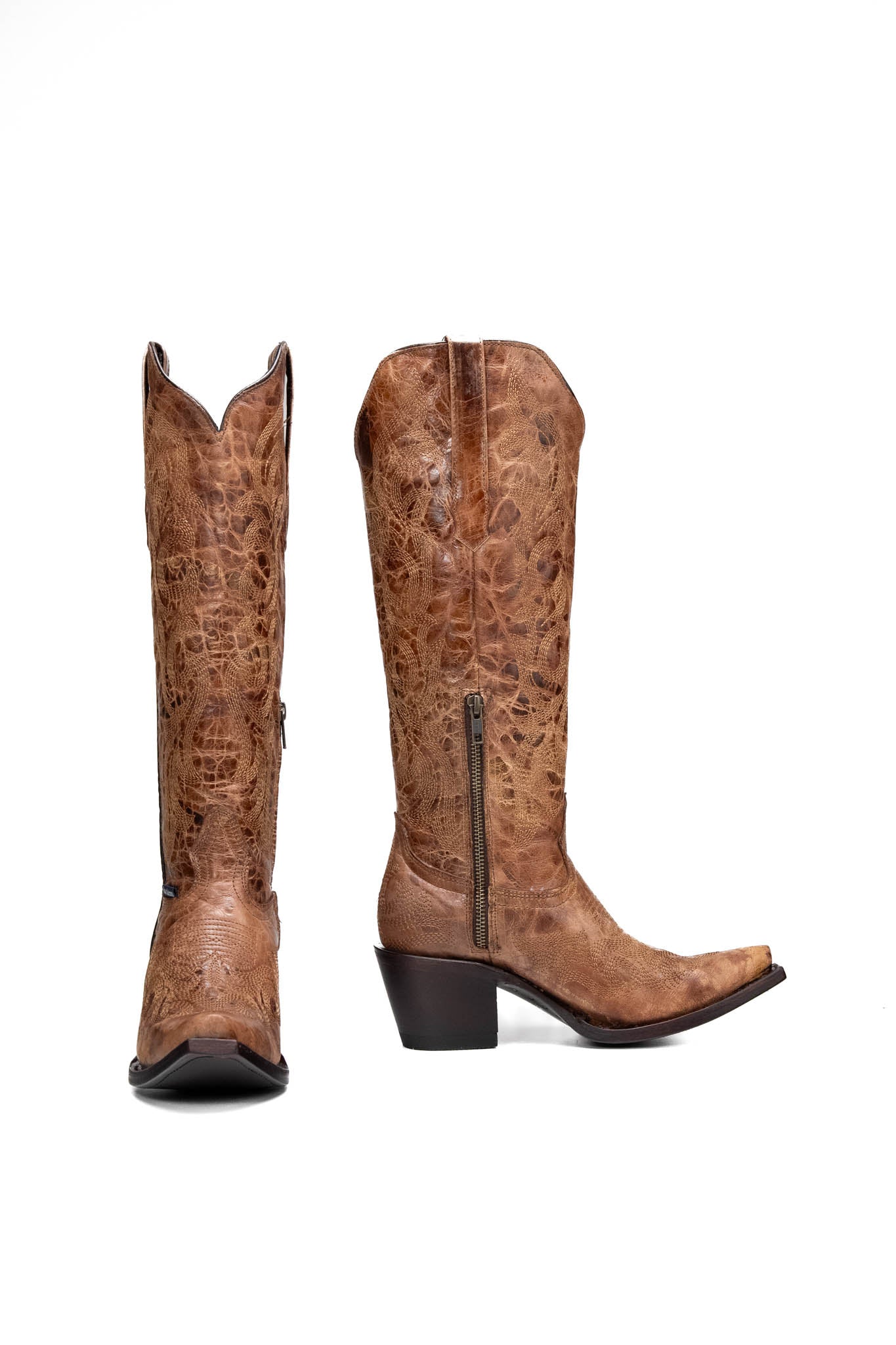 Jenny Tall Snip Toe Cowgirl Boot