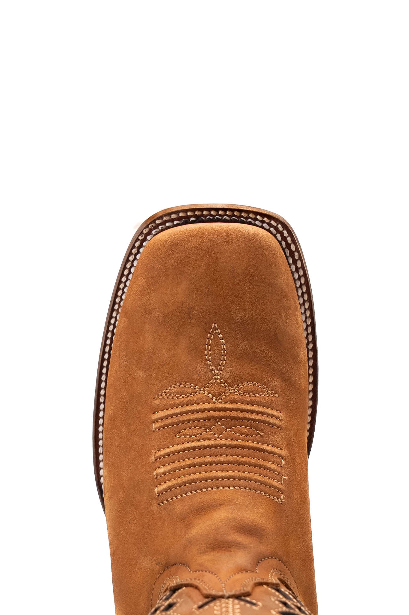 Bradley Nobuck Square Toe Cowboy Boot