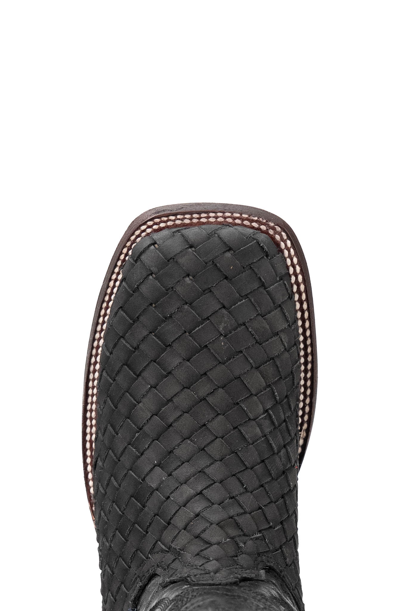Brooklynn Woven Red Bottom Square Toe Cowgirl Boot
