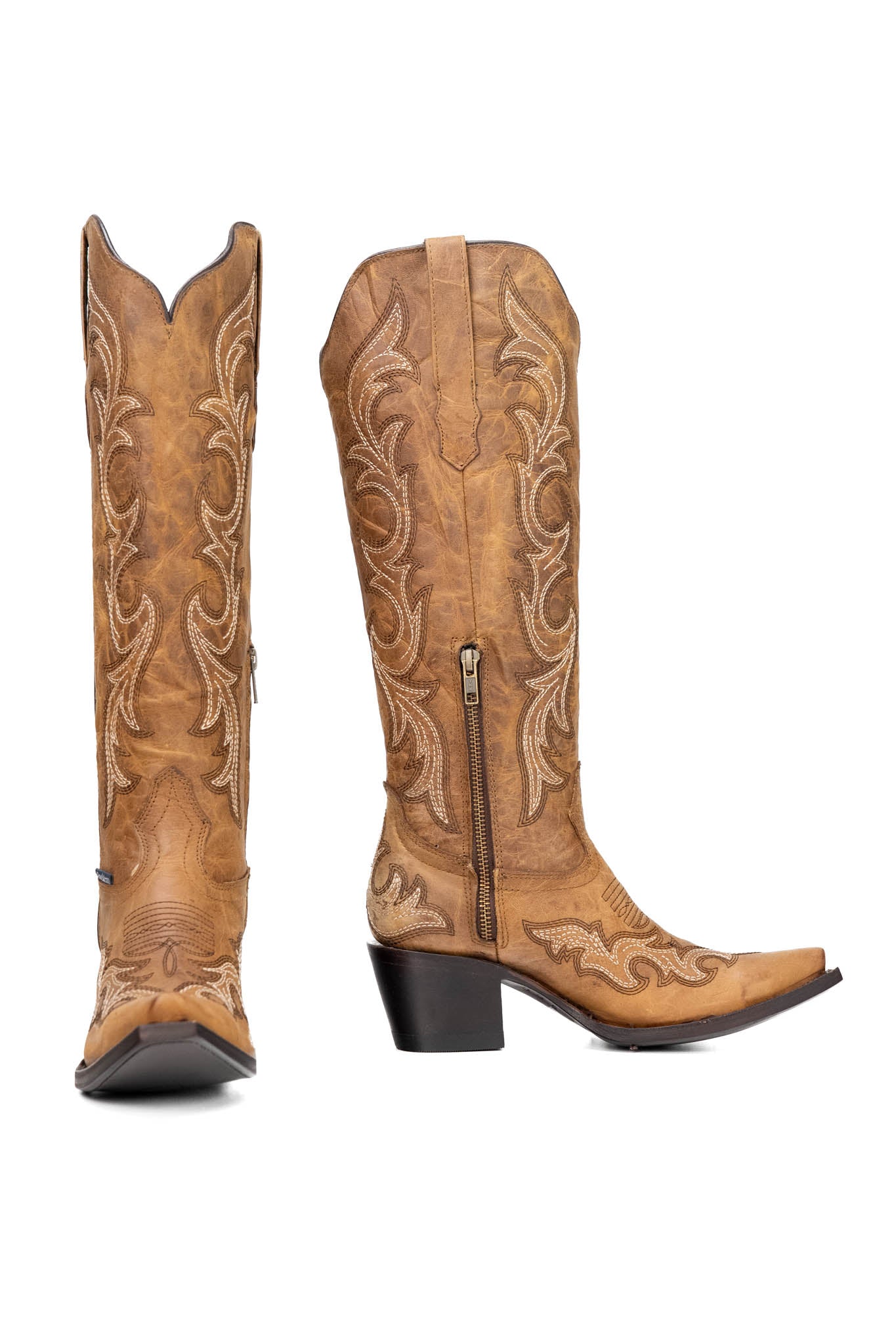 Jenny Tall Snip Toe Cowgirl Boot