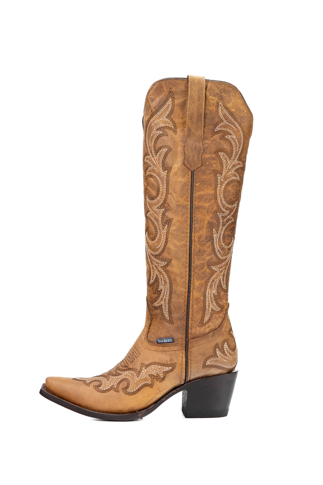 Jenny Tall Snip Toe Cowgirl Boot