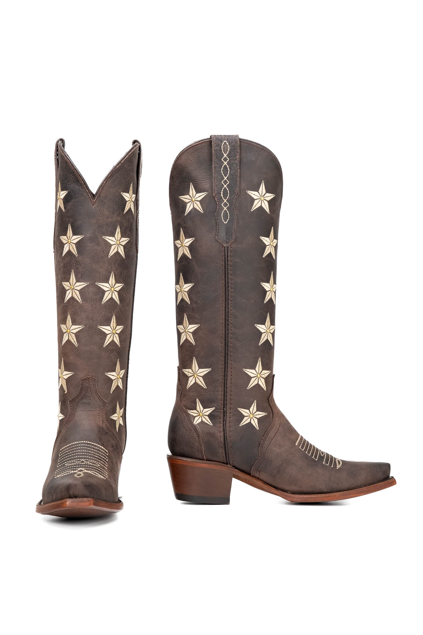 Alexa Star Tall Snip Toe Cowgirl Boot