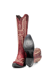 Valencia Tall Snip Toe Cowgirl Boot