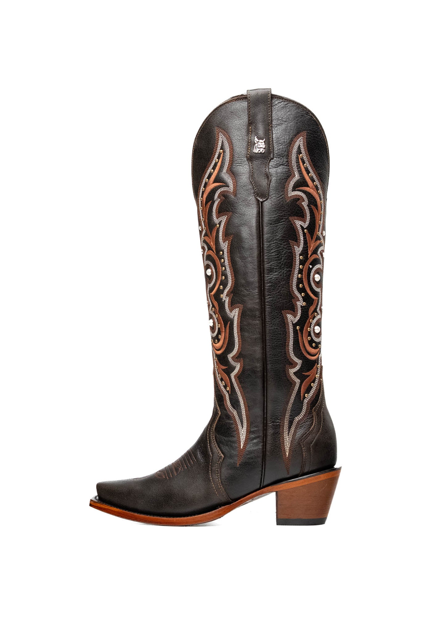 Yuli Tall Snip Toe Cowgirl Boot