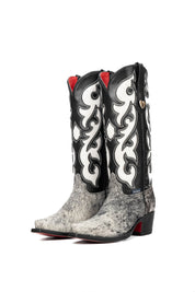 Emely Midi Cowhide Red Bottom Snip Toe Cowgirl Boot Size 5 Box OW50