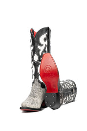 Emely Midi Cowhide Red Bottom Snip Toe Cowgirl Boot Size 5 Box OW50