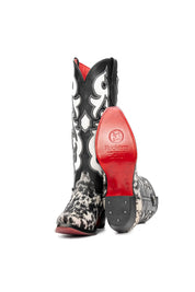 Emely Midi Cowhide Red Bottom Snip Toe Cowgirl Boot Size 9 Box OW66