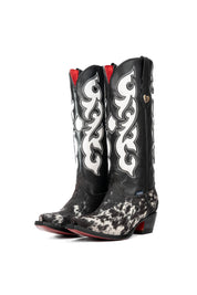 Emely Midi Cowhide Red Bottom Snip Toe Cowgirl Boot Size 10 Box OW69