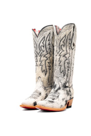 Alexa Cowhide Red Bottom Snip Toe Cowgirl Boot Size 6 Box RW41