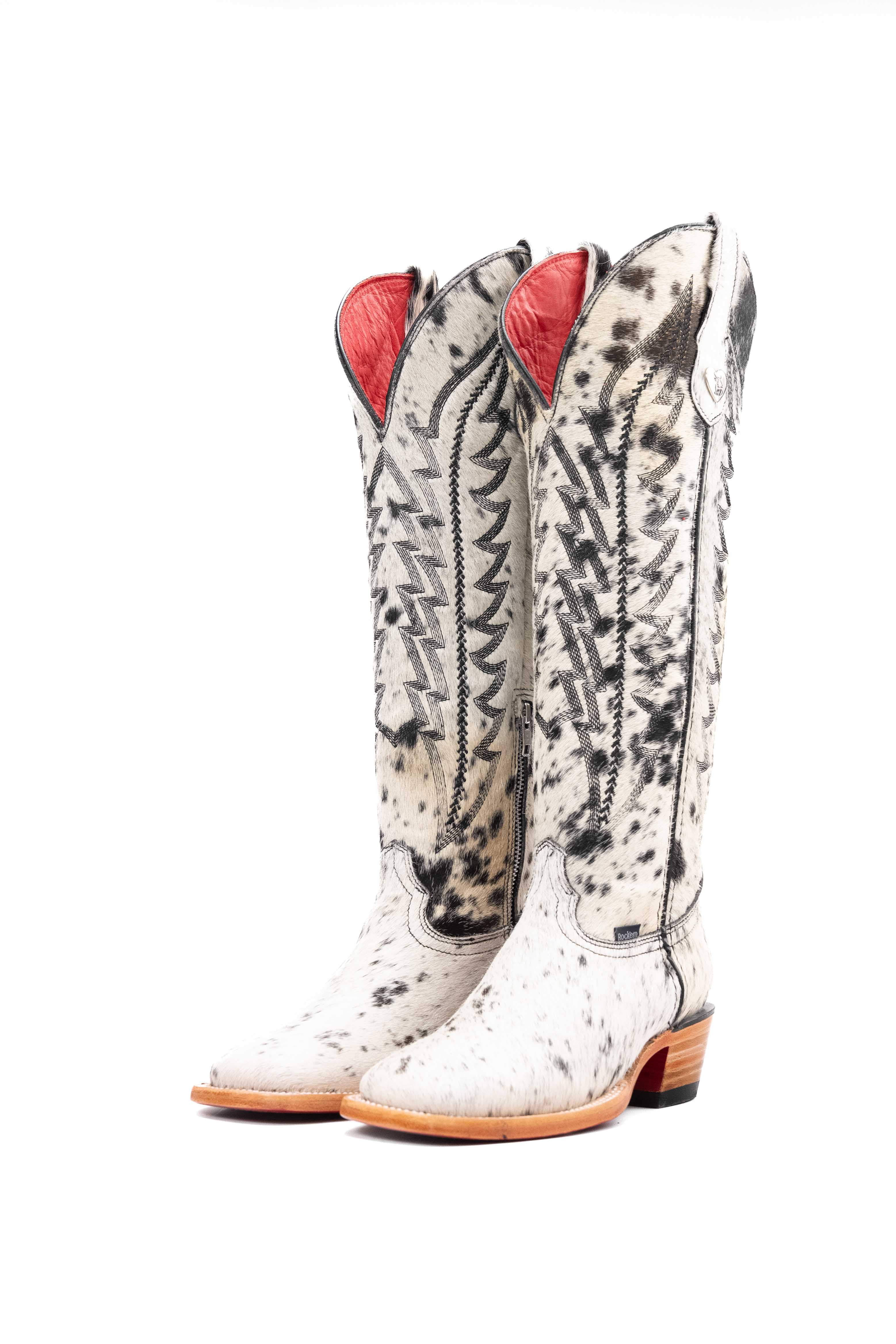 Women's Tall Red Bottom Square Toe Cowgirl Boot Size 7 Box PW7